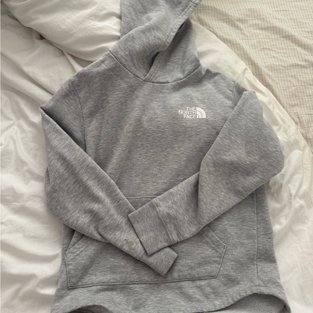 The North Face Heather Gray Pullover Hoodie